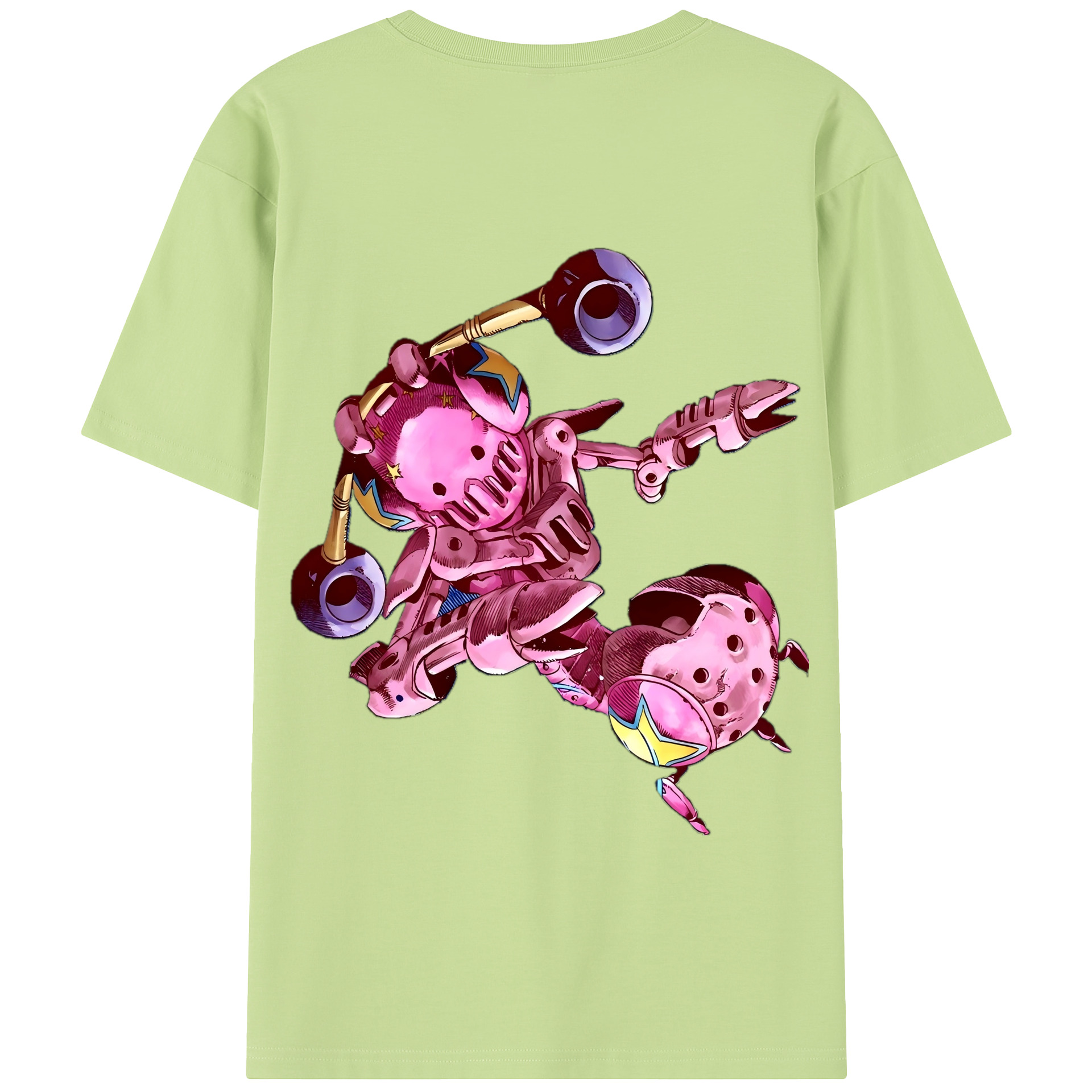 （画像用） ジョジョの奇妙な冒険 ジョナサン?ジョースター JoJo's Bizarre Adventure Jonathan Joestar 綿100％半袖Tシャツ（背面プリント）